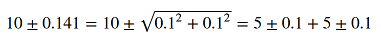 二乗和平方根の式